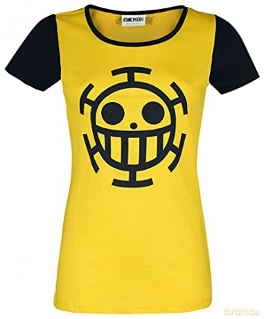 ONE PIECE T-shirt Trafalgar Law woman SS yellow premium S