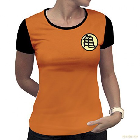 DRAGON BALL T-shirt Kame Symbol woman SS orange premium XL