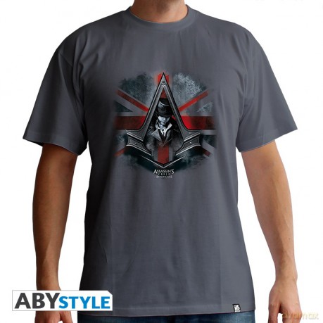ASSASSIN'S CREED T-shirt Jacob Un. Jack man SS dark grey basic L