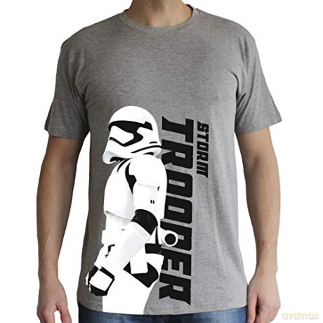 STAR WARS T-shirt Trooper Episode 7 man SS sport grey basic (Gwiezdne Wojny) M