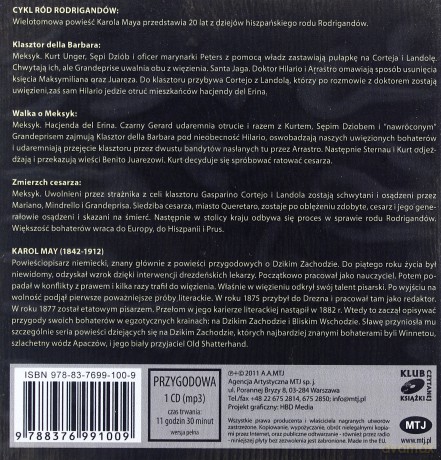 Ród Rodrigandów: tom VIII - Klasztor Della Barbara / Walka o Meksyk. Zmierzch cesarza - Karol May AUDIOBOOK [CD-MP3]