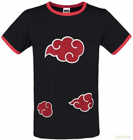NARUTO SHIPPUDEN T-shirt Akatsuki man SS black premium XL