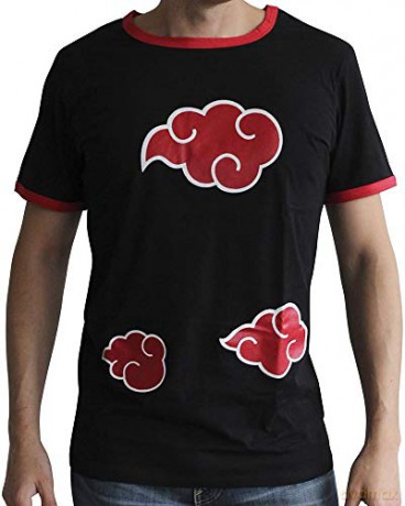 NARUTO SHIPPUDEN T-shirt Akatsuki man SS black premium XXL