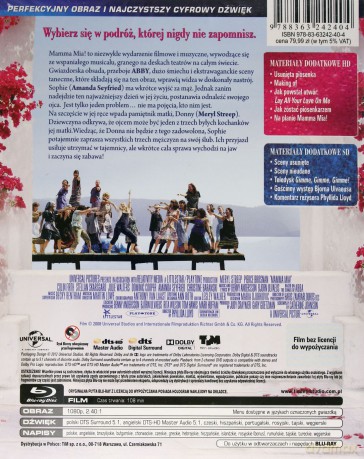 Mamma Mia! (booklet) [Blu-Ray]
