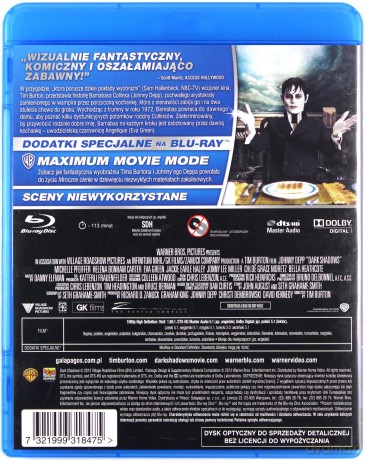 Mroczne cienie [Blu-Ray]