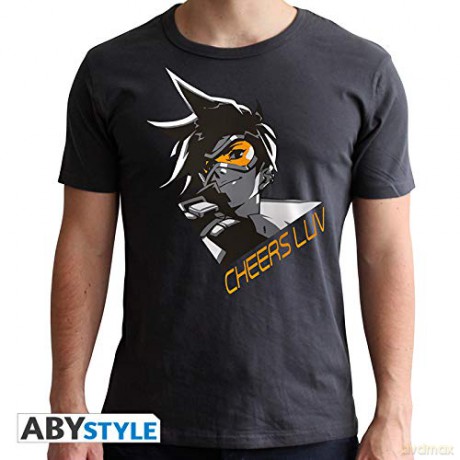 OVERWATCH T-shirt Tracer man SS dark grey new fit XXL