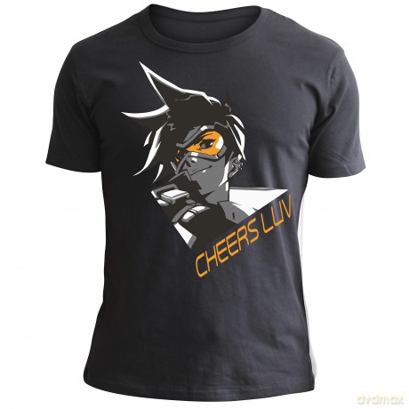 OVERWATCH T-shirt Tracer man SS dark grey new fit XS