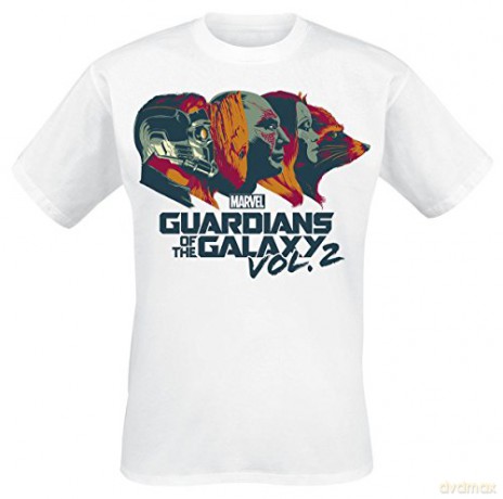 MARVEL T-shirt Guardians of the Galaxy man SS white new fit S