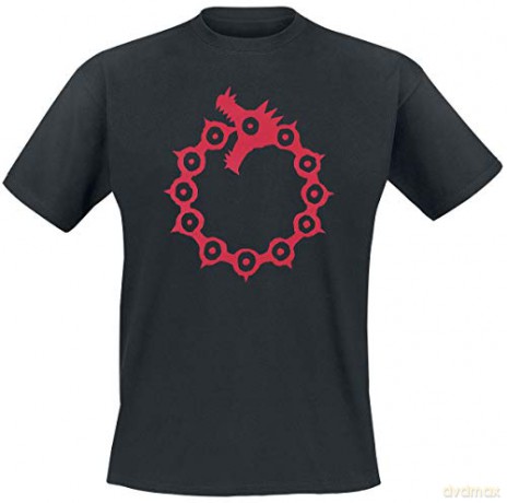 THE SEVEN DEADLY SINS T-shirt Emblems man SS black- basic L