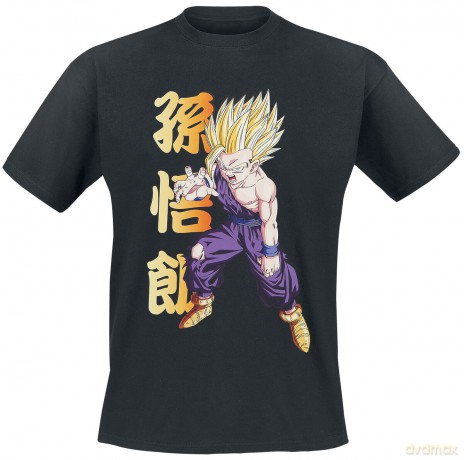 DRAGON BALL T-shirt DBZ/ Gohan man SS black new fit M
