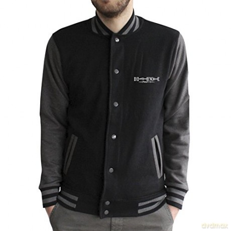DEATH NOTE Jacket L symbol Men black/dark grey