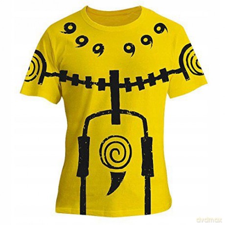 NARUTO SHIPPUDEN T-shirt Chakra Mode man SS yellow premium L