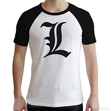 DEATH NOTE T-shirt L Symbol man SS white premium L