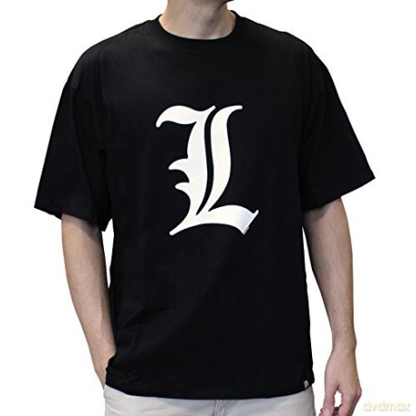DEATH NOTE T-shirt L tribute man SS black basic L