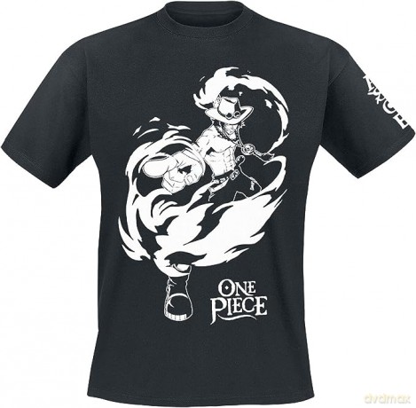 ONE PIECE T-shirt ACE man SS black New fit S