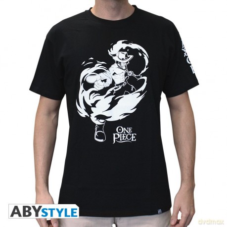ONE PIECE T-shirt ACE man SS black New fit L