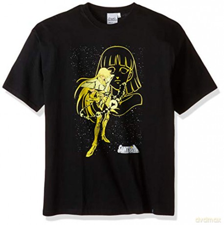SAINT SEIYA T-shirt Virgo Shaka man SS black basic XL