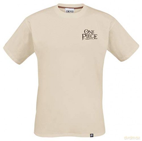 ONE PIECE T-shirt Wanted Luffy man SS sand basic S
