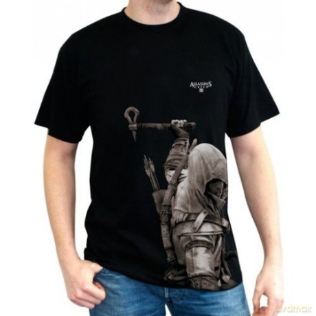 ASSASSIN'S CREED T-shirt ASC III Connor man SS black basic XXL