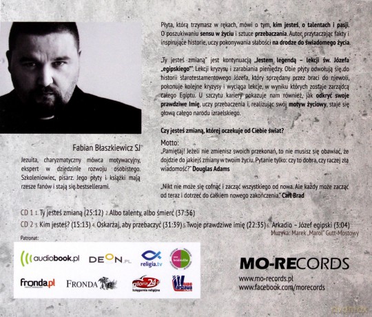 Jestem legendą II. Ty jesteś zmianą - Fabian Błaszkiewicz SJ [AUDIOBOOK] [2CD]