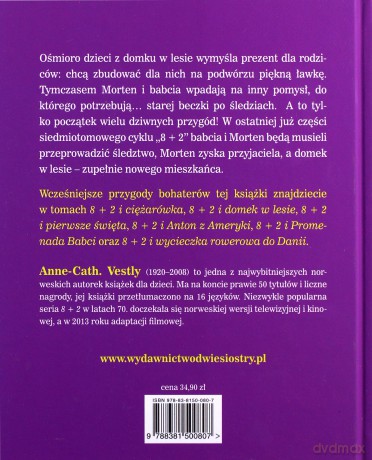 8 + 2 i Sztormowy Wiatr - Anne Cath Vestly [KSIĄŻKA]