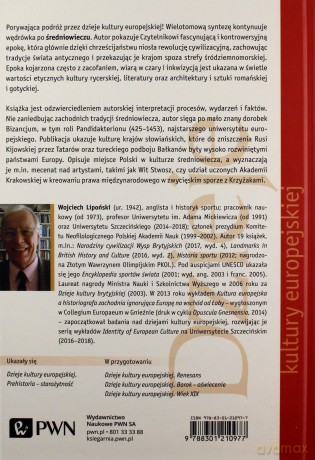 Dzieje kultury europejskiej. Średniowiecze - Wojciech Lipoński [KSIĄŻKA]