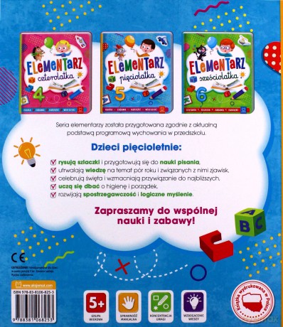 Elementarz pięciolatka - Anna Podgórska [KSIĄŻKA]