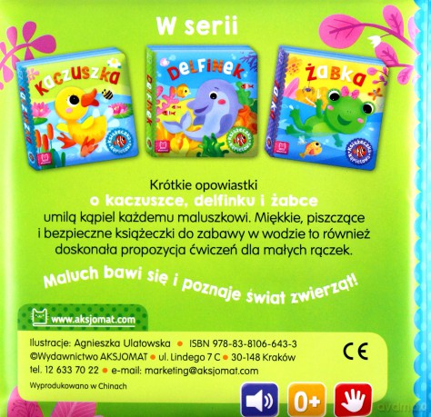 Kaczuszka. Książeczka kąpielowa - Anna Podgórska [KSIĄŻKA]