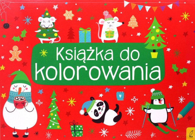 Książka do kolorowania z bałwankiem [KSIĄŻKA]