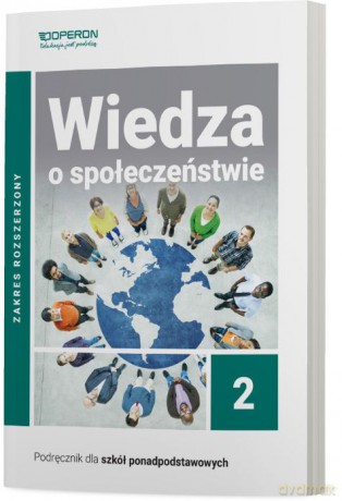 Wiedza o społeczeństwie podręcznik 2 liceum i technikum zakres rozszerzony - Artur Derdziak [KSIĄŻKA]