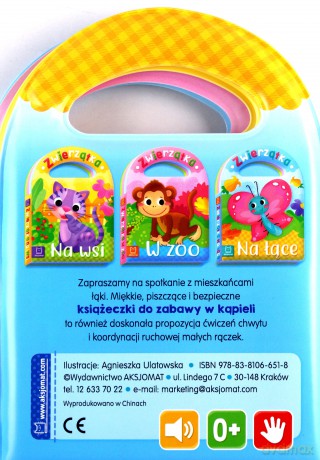 Zwierzątka na łące. Książeczka kąpielowa - Anna Podgórska [KSIĄŻKA]