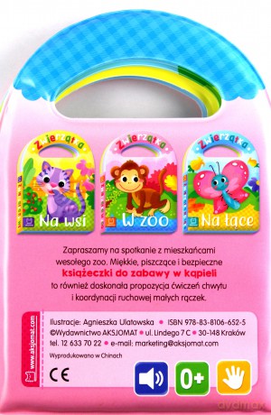 Zwierzątka w zoo. Książeczka kąpielowa - Anna Podgórska [KSIĄŻKA]