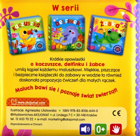 Żabka. Książeczka kąpielowa - Anna Podgórska [KSIĄŻKA]