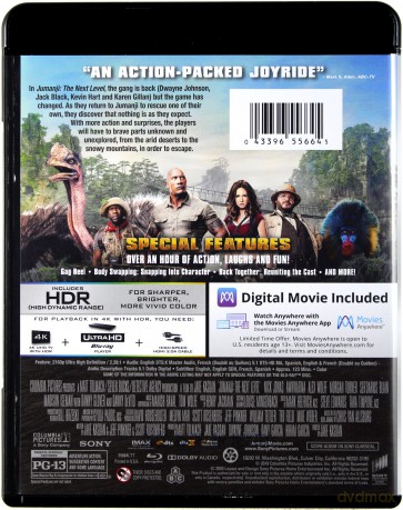 Jumanji: The Next Level (Jumanji: Następny poziom) [Blu-Ray 4K]+[Blu-Ray]