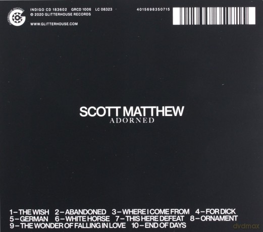 Scott Matthew: Adorned [CD]