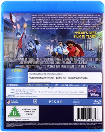 Onward (Naprzód) (Disney) [Blu-Ray]