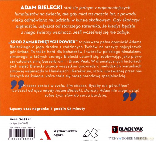 Spod zamarzniętych powiek - Adam Bielecki [AUDIOBOOK]