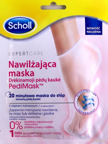 SCHOLL Nawilżająca maska do stóp z olejkiem kokosowym