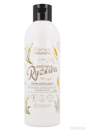 BARWA Naturalna Odżywka do włosów Ryżowa - włosy przesuszone i osłabione 200 ml
