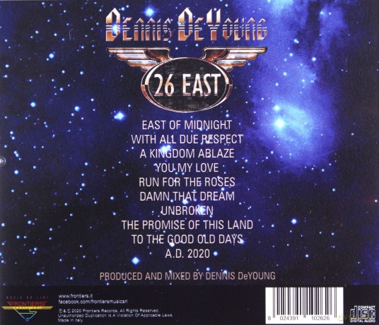 Dennis Deyoung: 26 East Vol 1 [CD]