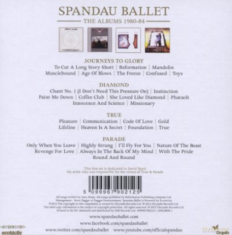 Spandau Ballet: The Albums 1980-1984 [4CD]