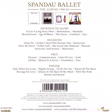 Spandau Ballet: The Albums 1980-1984 [4CD]