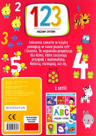 123 Piszemy cyferki [KSIĄŻKA]