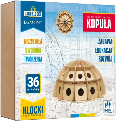 Cardblocks Kartonowe klocki konstrukcyjne Kopuła [KLOCKI]