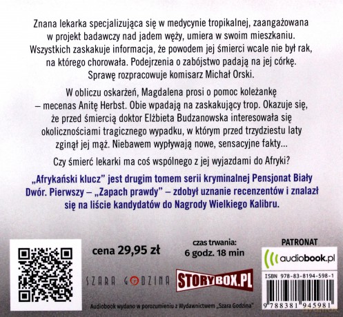 Afrykański klucz. Pensjonat Biały Dwór (Tom 2) - Iga Karst [AUDIOBOOK]