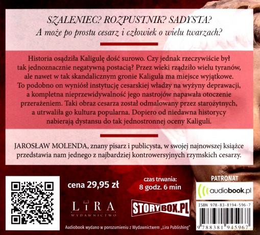 Kaligula. Pięć twarzy cesarza - Jarosław Molenda [AUDIOBOOK]
