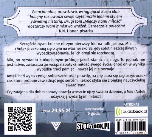 Nieuchwytny. Między nami miłość (Tom 2) - Katarzyna Mak [AUDIOBOOK]