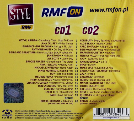 Rmf Fm Styl (digipack) [2CD]