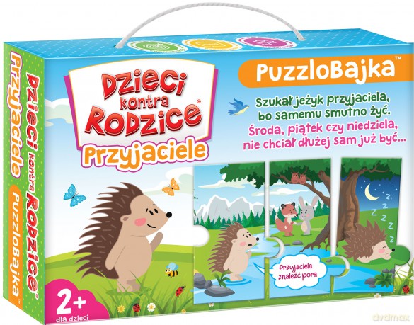 Dzieci kontra rodzice puzzlobajka przyjaciele [GRA]