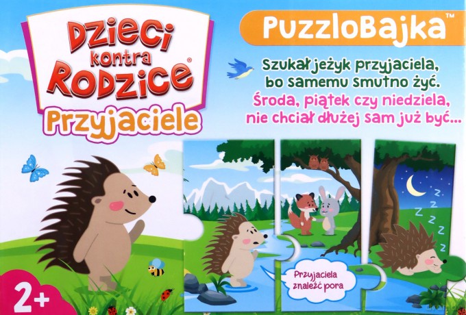 Dzieci kontra rodzice puzzlobajka przyjaciele [GRA]